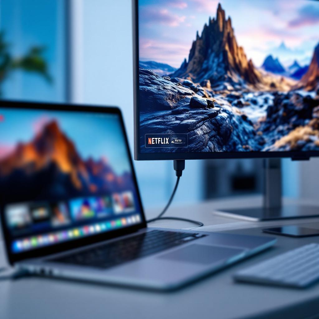 Просмотр Netflix в 4K на MacBook Air M1M2