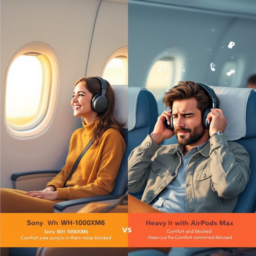 Sony WH-1000XM6 против AirPods Max